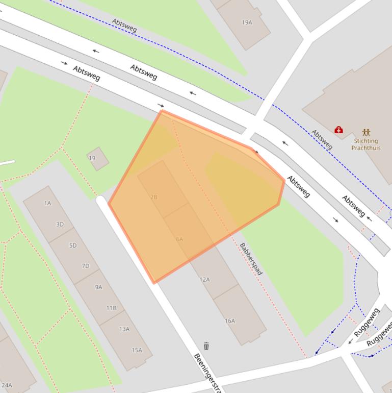 Kaart van postcodegebied 3042TH.