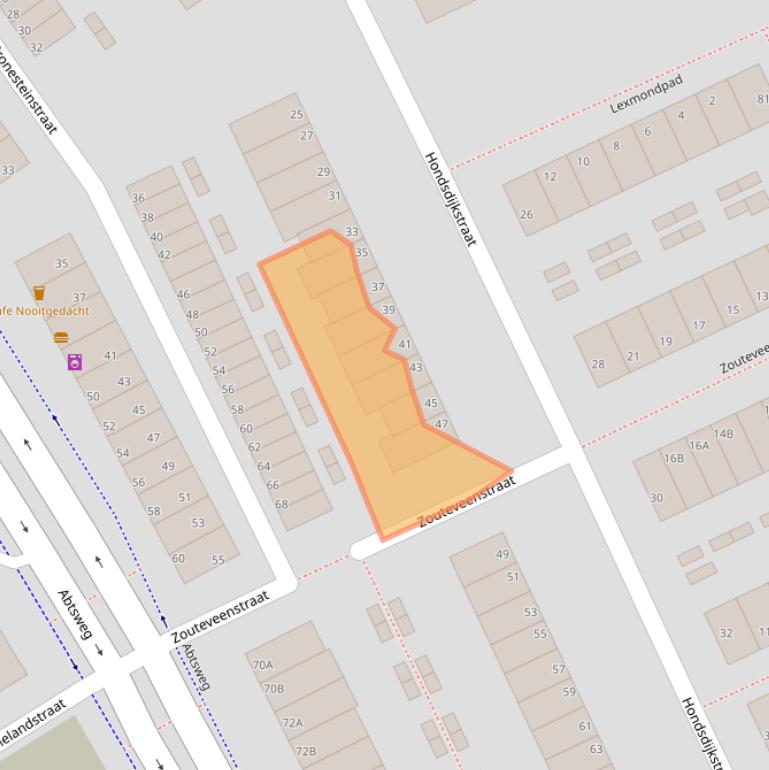 Kaart van postcodegebied 3042VH.