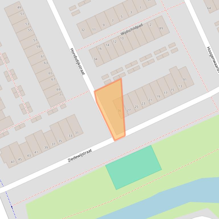 Kaart van postcodegebied 3042VN.