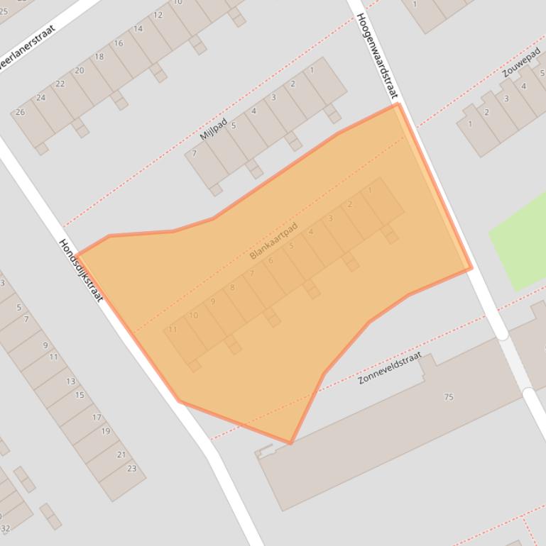 Kaart van postcodegebied 3042VS.
