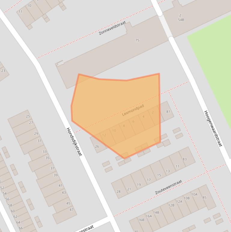 Kaart van postcodegebied 3042VX.