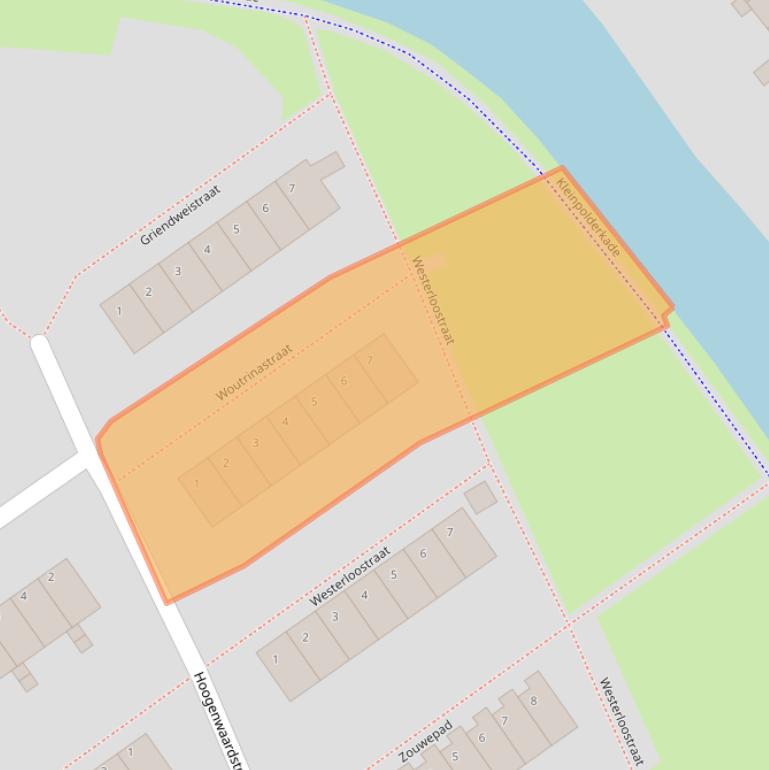 Kaart van postcodegebied 3042XR.