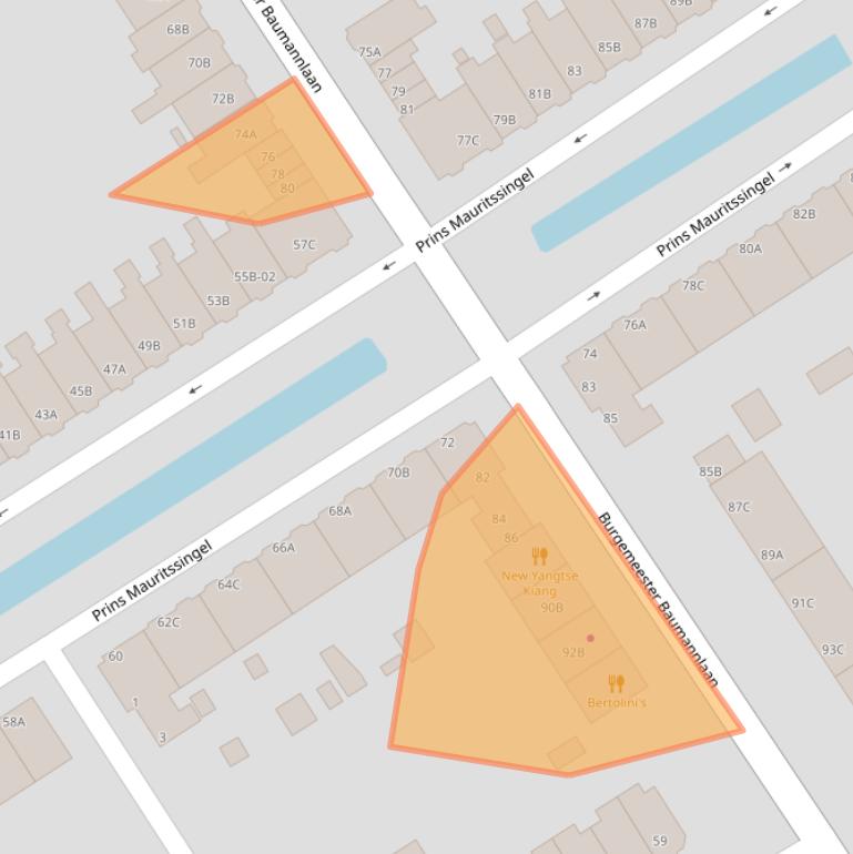 Kaart van postcodegebied 3043AP.