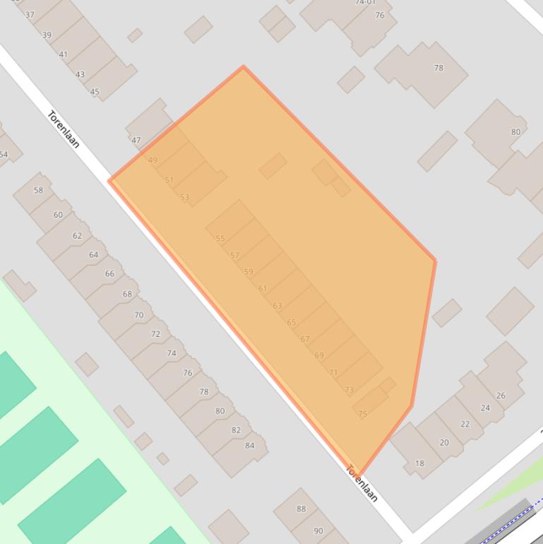 Kaart van postcodegebied 3043BR.