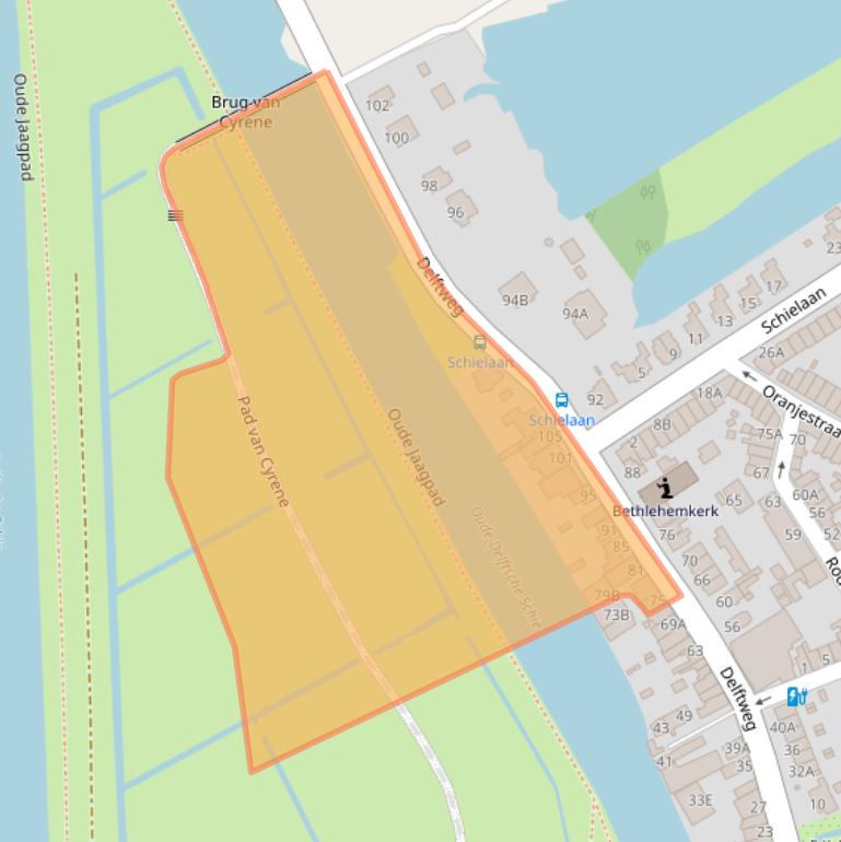 Kaart van postcodegebied 3043CE.