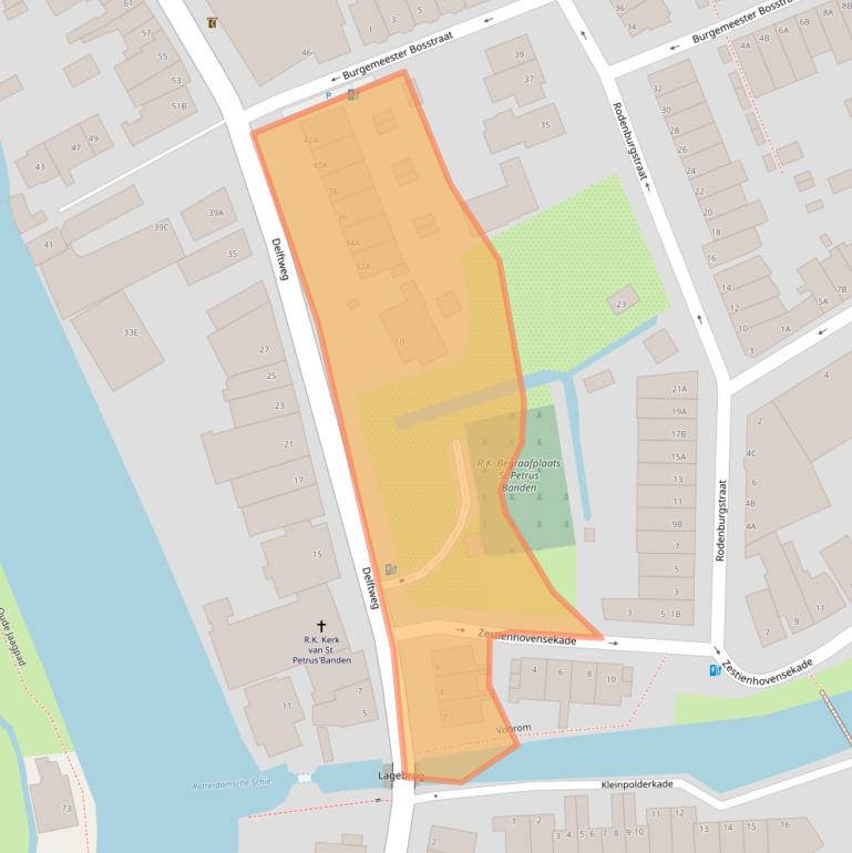 Kaart van postcodegebied 3043CG.