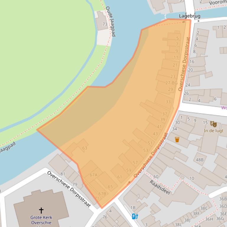 Kaart van postcodegebied 3043CN.