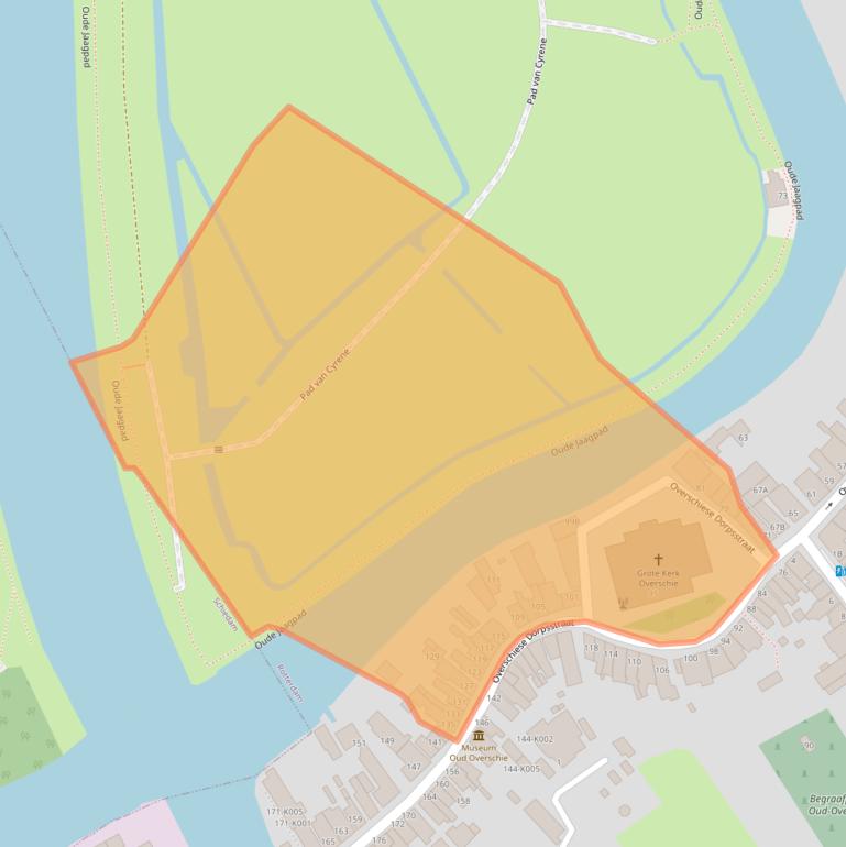 Kaart van postcodegebied 3043CP.