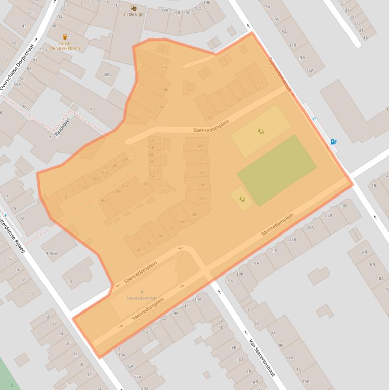 Kaart van postcodegebied 3043RM.