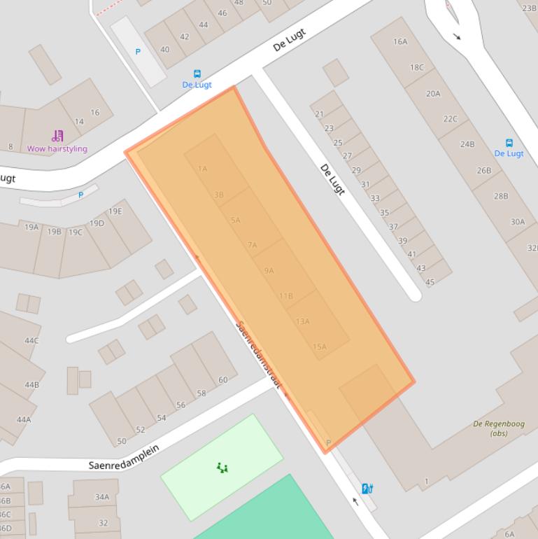 Kaart van postcodegebied 3043RN.