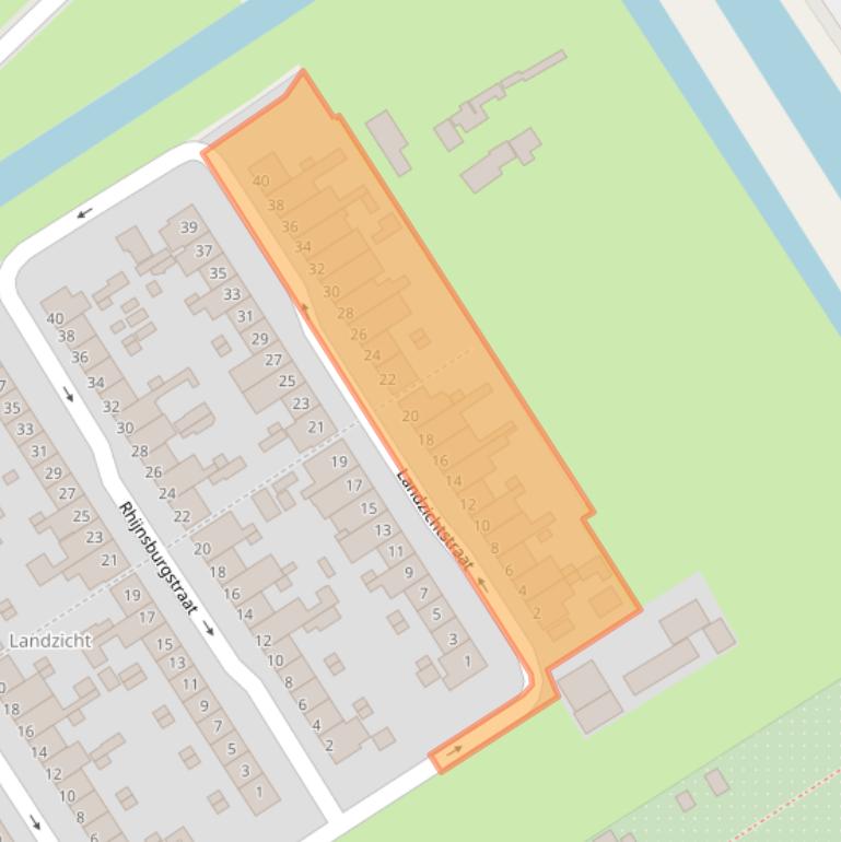 Kaart van postcodegebied 3043XD.