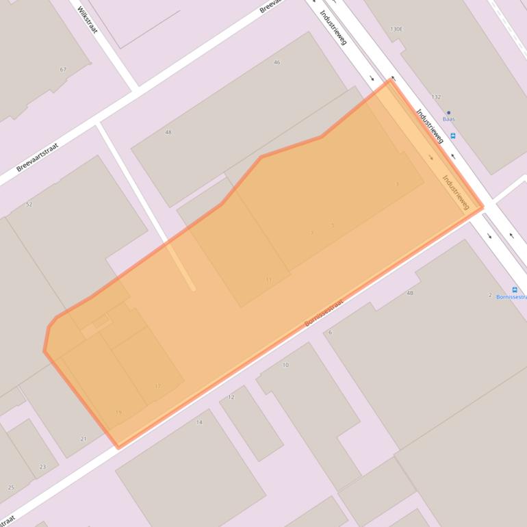 Kaart van postcodegebied 3044AC.