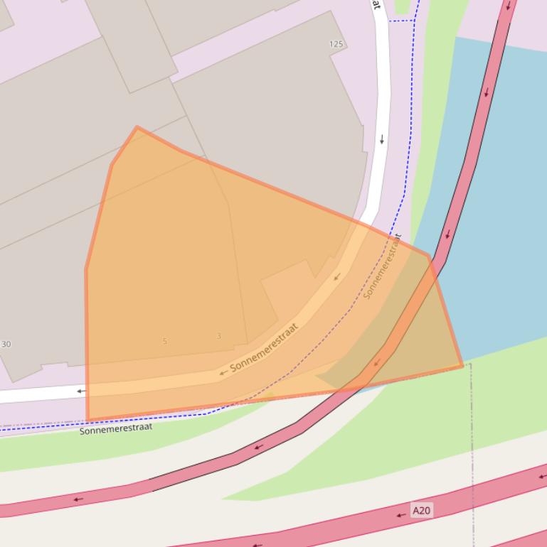 Kaart van postcodegebied 3044EJ.