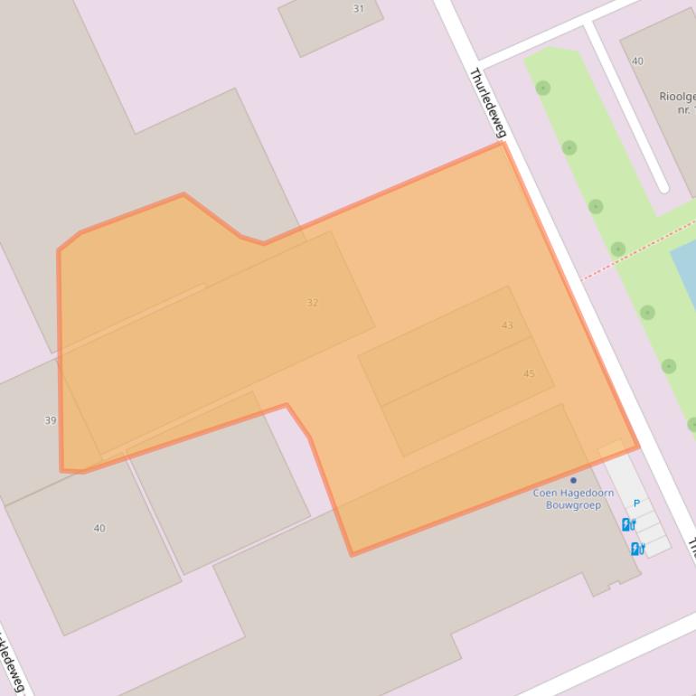 Kaart van postcodegebied 3044EP.