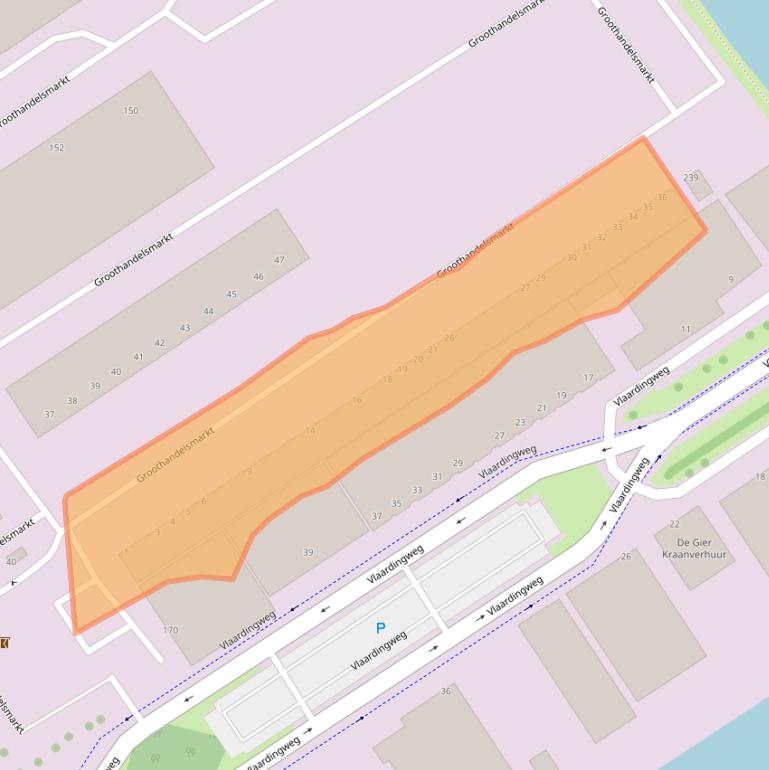 Kaart van postcodegebied 3044HA.