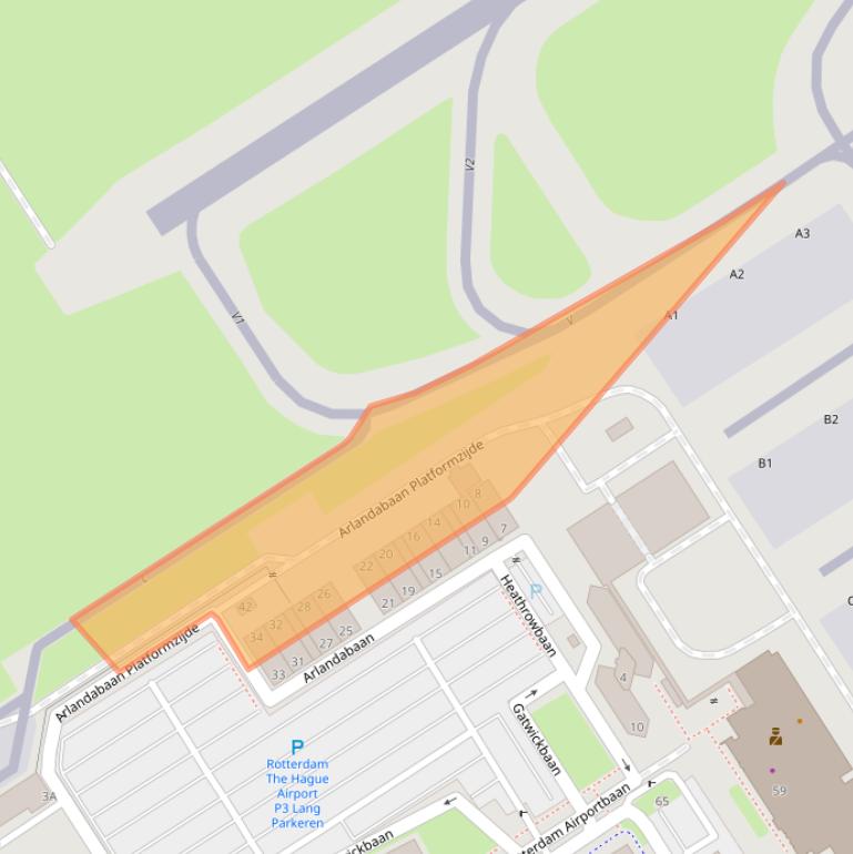 Kaart van postcodegebied 3045AB.