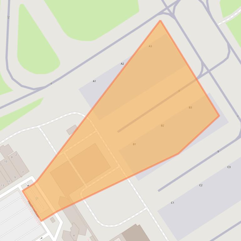 Kaart van postcodegebied 3045AG.