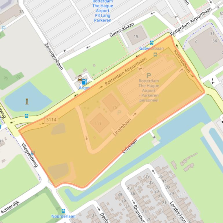 Kaart van postcodegebied 3045AH.