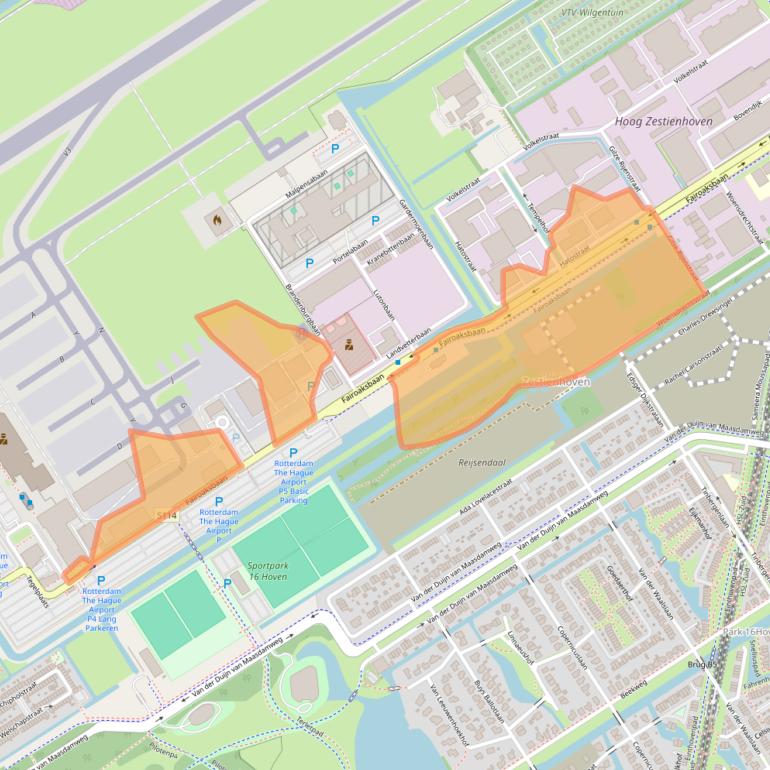Kaart van postcodegebied 3045AS.