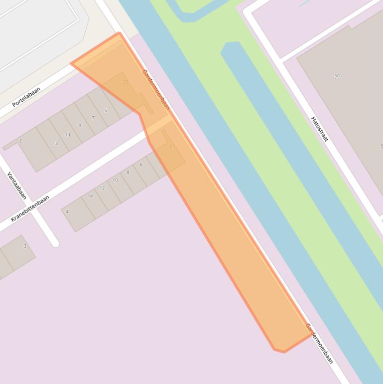 Kaart van postcodegebied 3045AX.