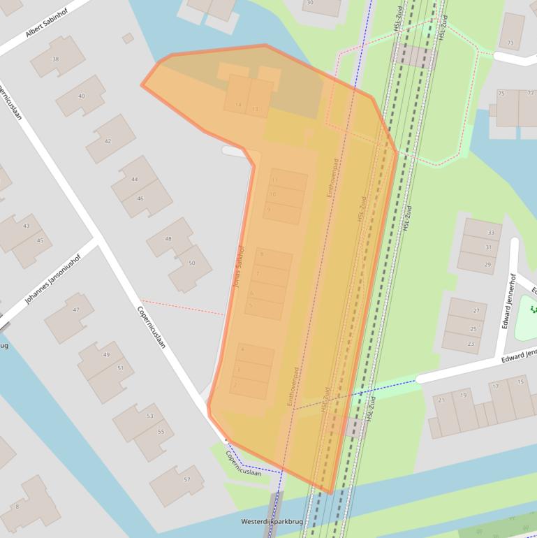 Kaart van postcodegebied 3045BM.