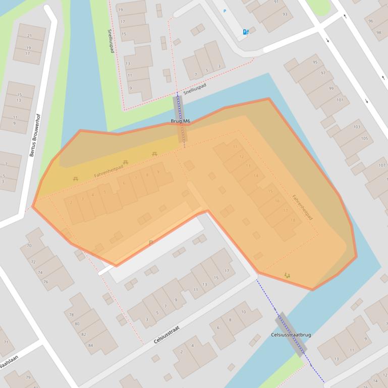 Kaart van postcodegebied 3045BV.