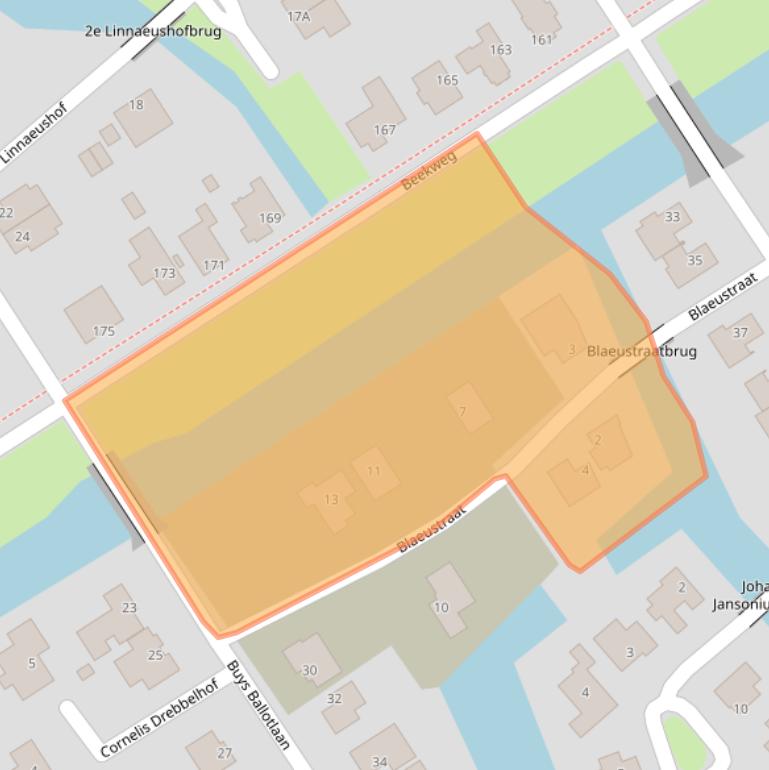 Kaart van postcodegebied 3045BX.