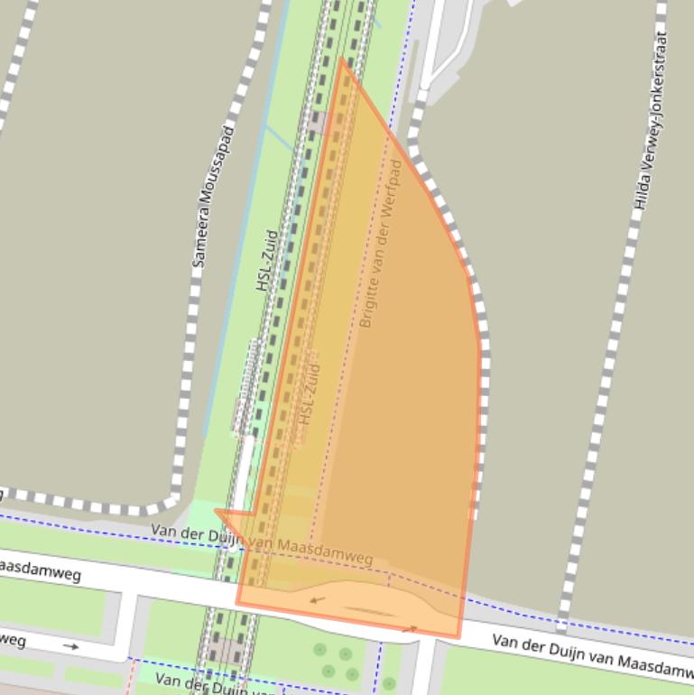 Kaart van postcodegebied 3045BZ.