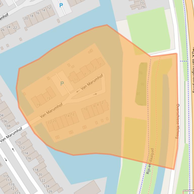 Kaart van postcodegebied 3045CC.