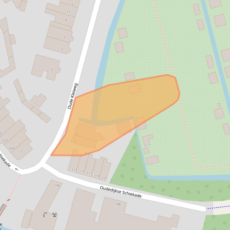 Kaart van postcodegebied 3045LG.