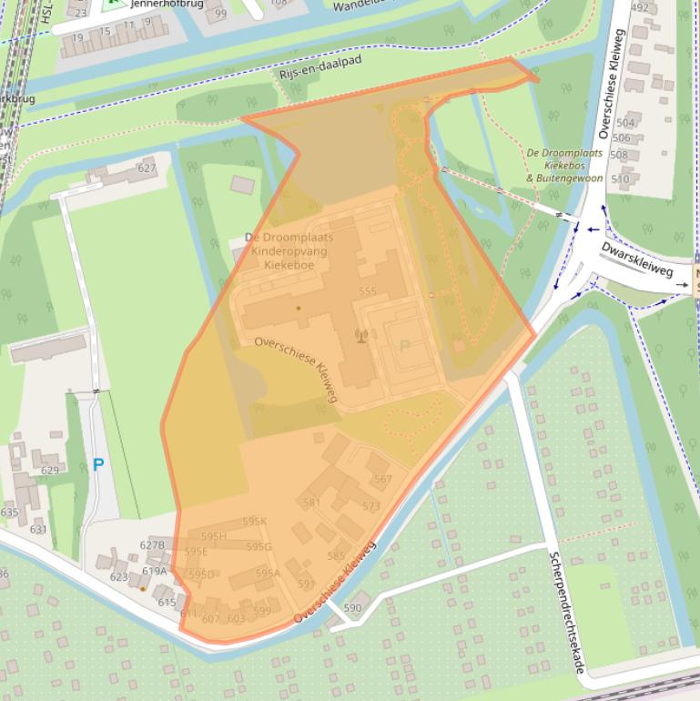 Kaart van postcodegebied 3045LJ.