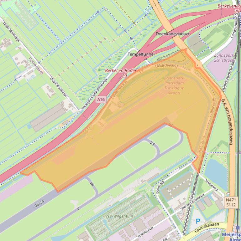 Kaart van postcodegebied 3045NK.