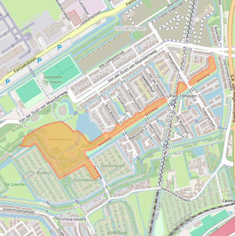 Kaart van postcodegebied 3045PA.