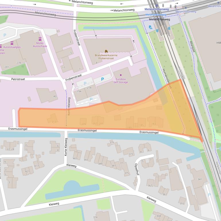 Kaart van postcodegebied 3045PH.