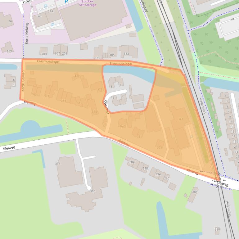 Kaart van postcodegebied 3045PK.