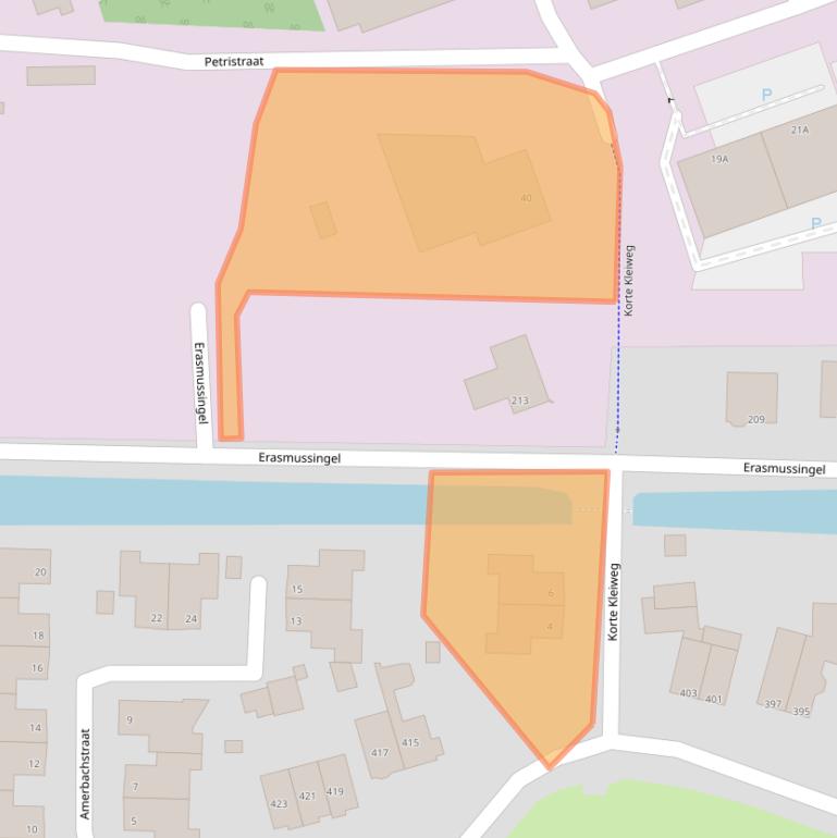 Kaart van postcodegebied 3045RC.