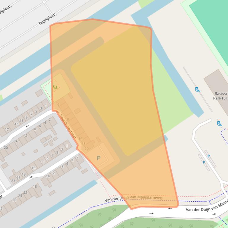 Kaart van postcodegebied 3045XK.