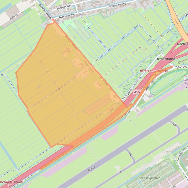 Kaart van postcodegebied 3046NL.