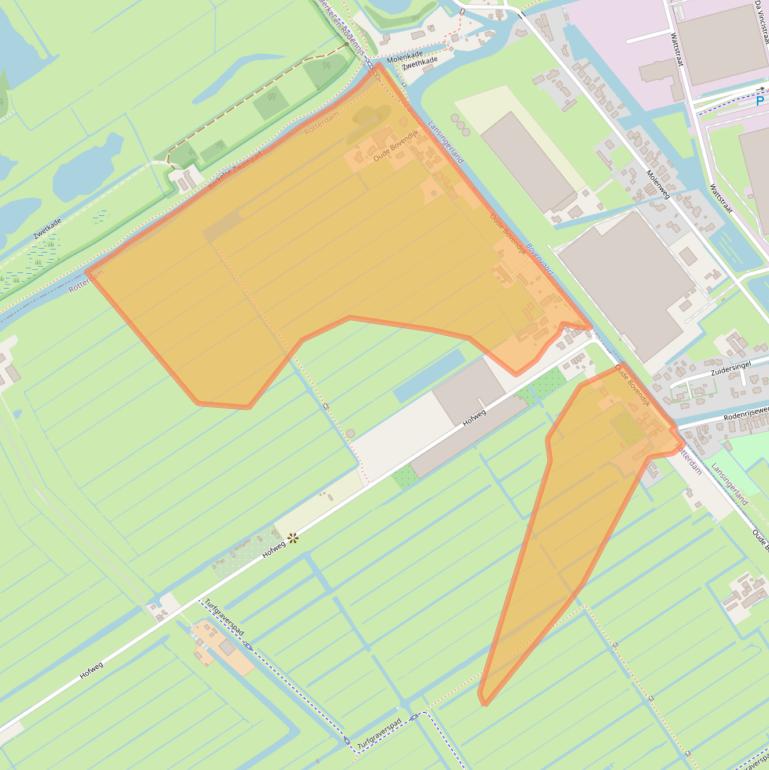 Kaart van postcodegebied 3046NM.