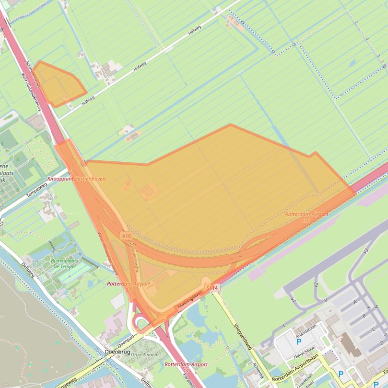 Kaart van postcodegebied 3046NN.