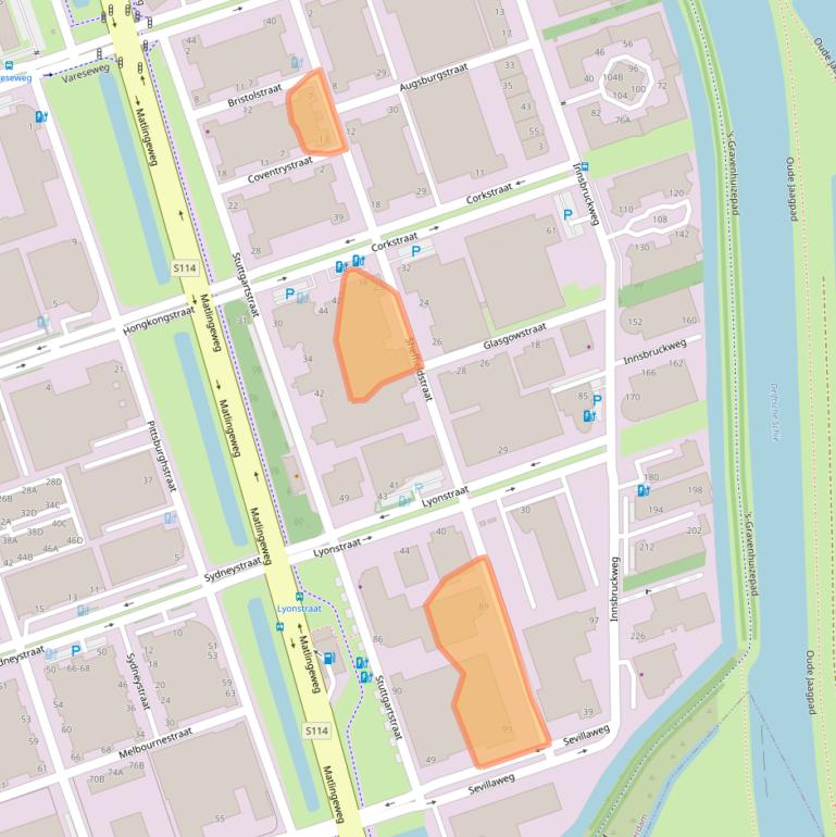 Kaart van postcodegebied 3047AN.