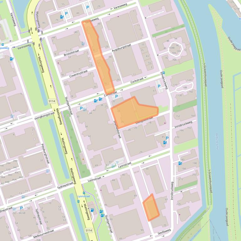 Kaart van postcodegebied 3047AP.