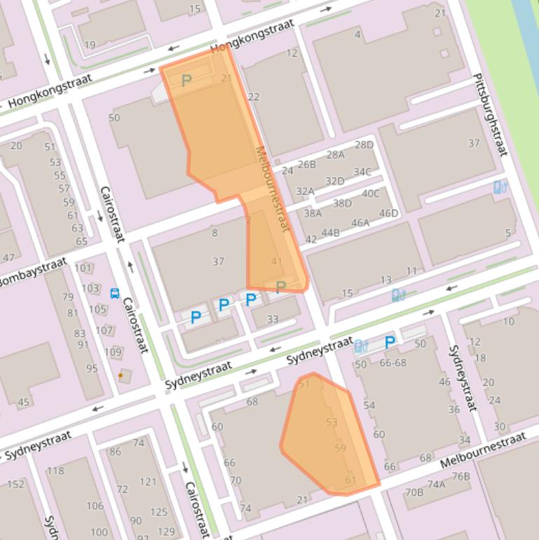 Kaart van postcodegebied 3047BH.