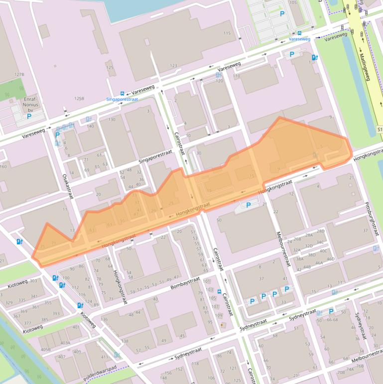 Kaart van postcodegebied 3047BR.