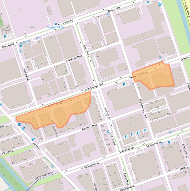 Kaart van postcodegebied 3047BS.