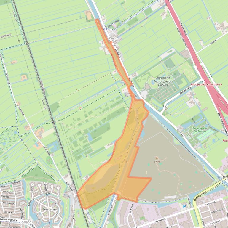 Kaart van postcodegebied 3047EV.