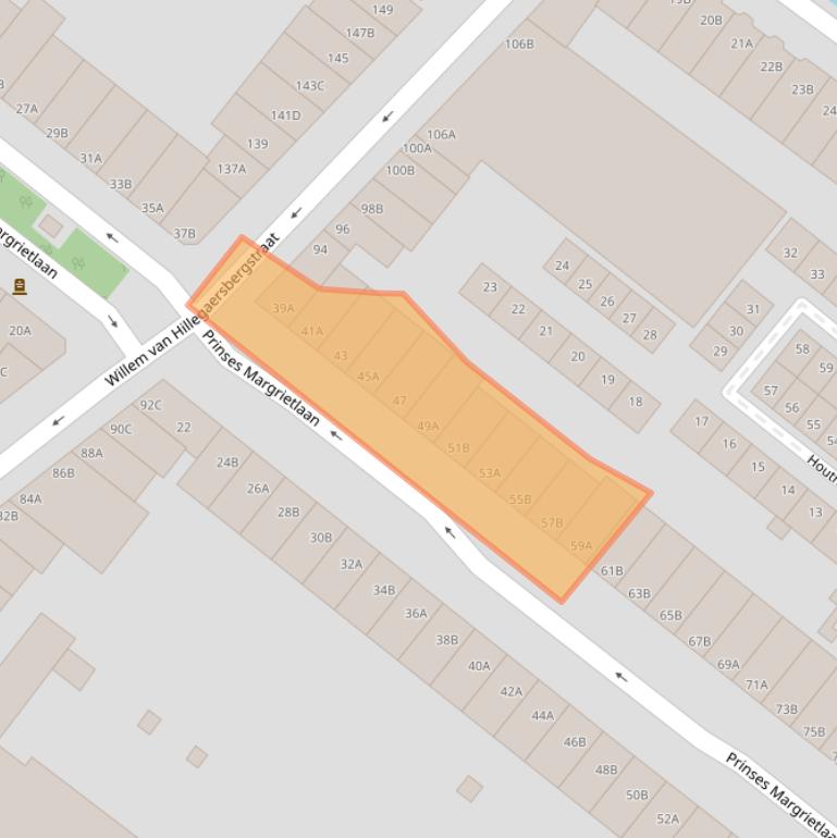 Kaart van postcodegebied 3051AP.