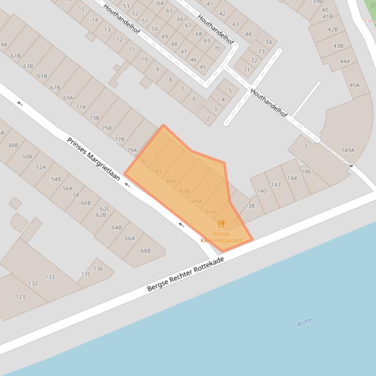 Kaart van postcodegebied 3051AS.