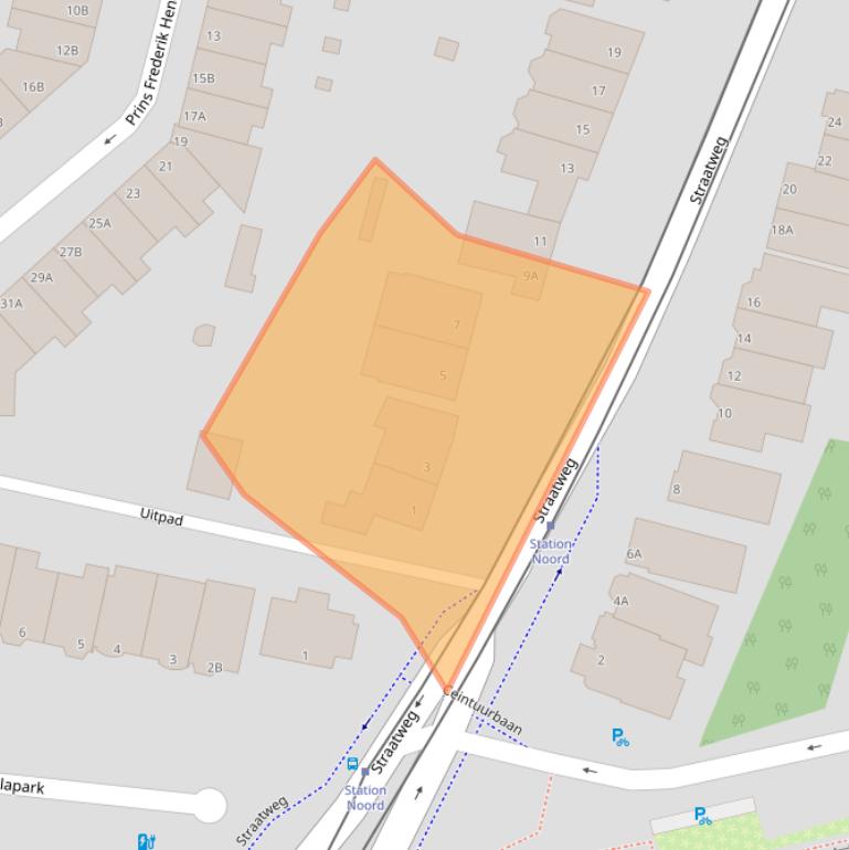 Kaart van postcodegebied 3051BA.