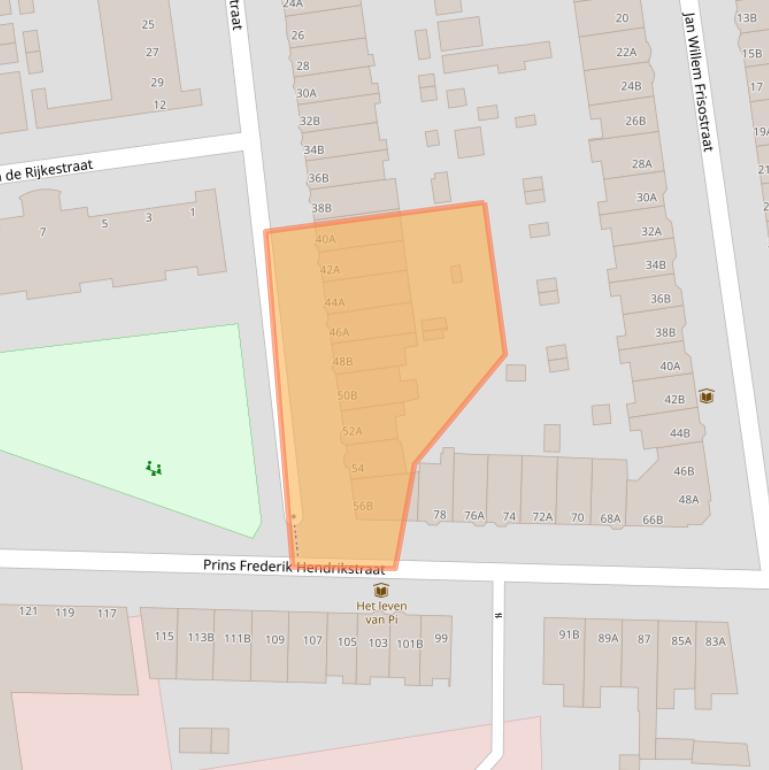 Kaart van postcodegebied 3051EG.